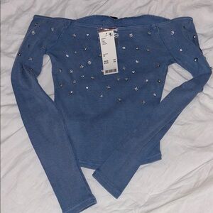 Urban outfitters crop long sleeve